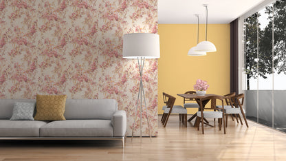 A.S. Création Blumen Tapete Rosa 378161 Wandtapete Vliestapete Floral Vinyl