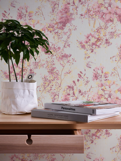 A.S. Création Blumen Tapete Rosa 378161 Wandtapete Vliestapete Floral Vinyl