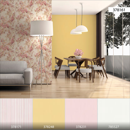 A.S. Création Blumen Tapete Rosa 378161 Wandtapete Vliestapete Floral Vinyl