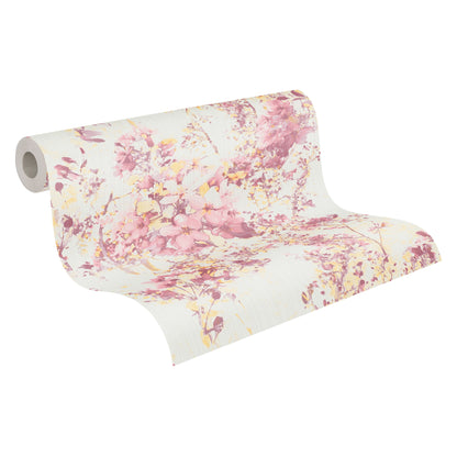 A.S. Création Blumen Tapete Rosa 378161 Wandtapete Vliestapete Floral Vinyl