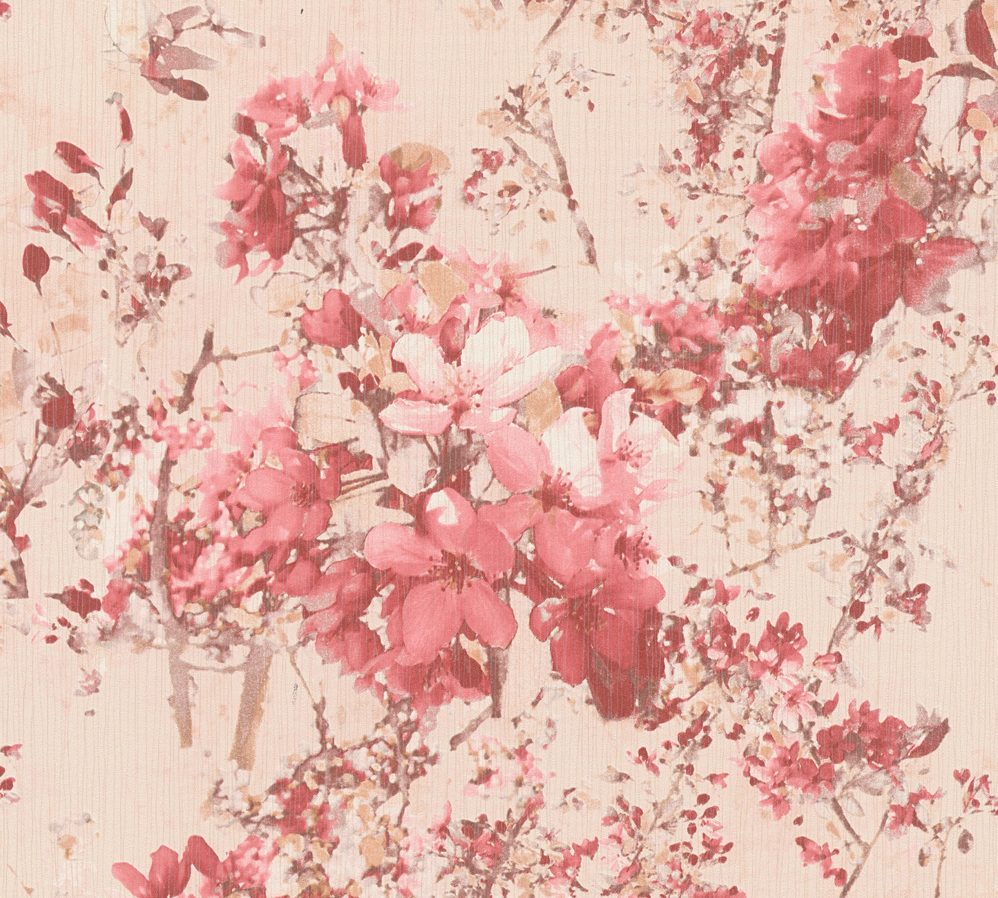 A.S. Création Blumen Tapete Rot 378162 Wandtapete Vliestapete Floral Vinyl Rolle