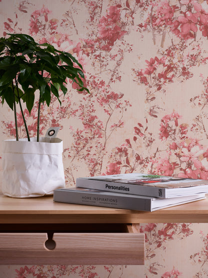 A.S. Création Blumen Tapete Rot 378162 Wandtapete Vliestapete Floral Vinyl Rolle