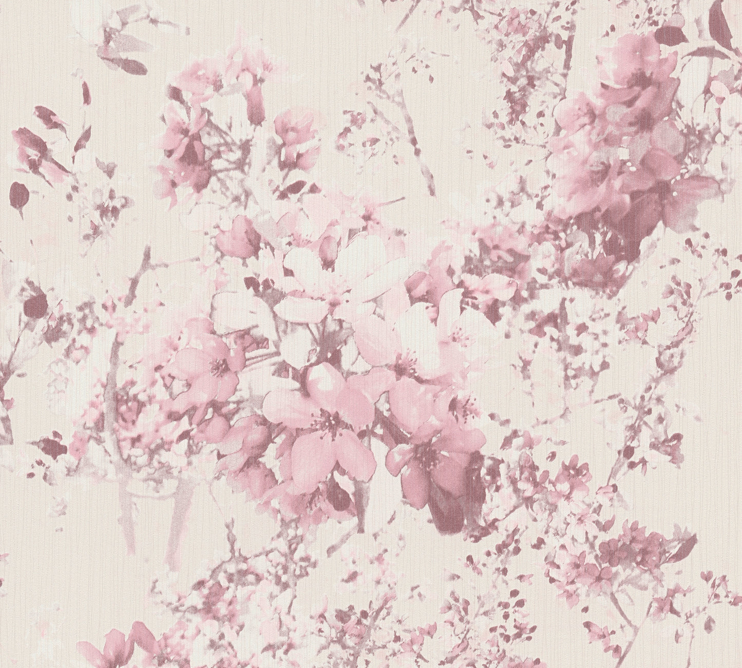 A.S. Création Blumen Tapete Rosa 378163 Wandtapete Vliestapete Floral Vinyl