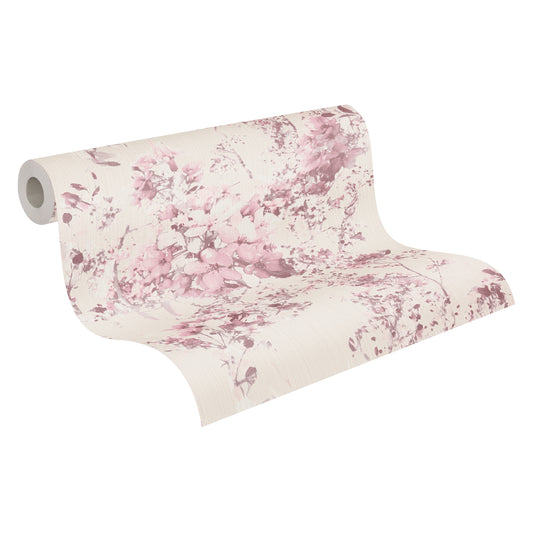 A.S. Création Blumen Tapete Rosa 378163 Wandtapete Vliestapete Floral Vinyl