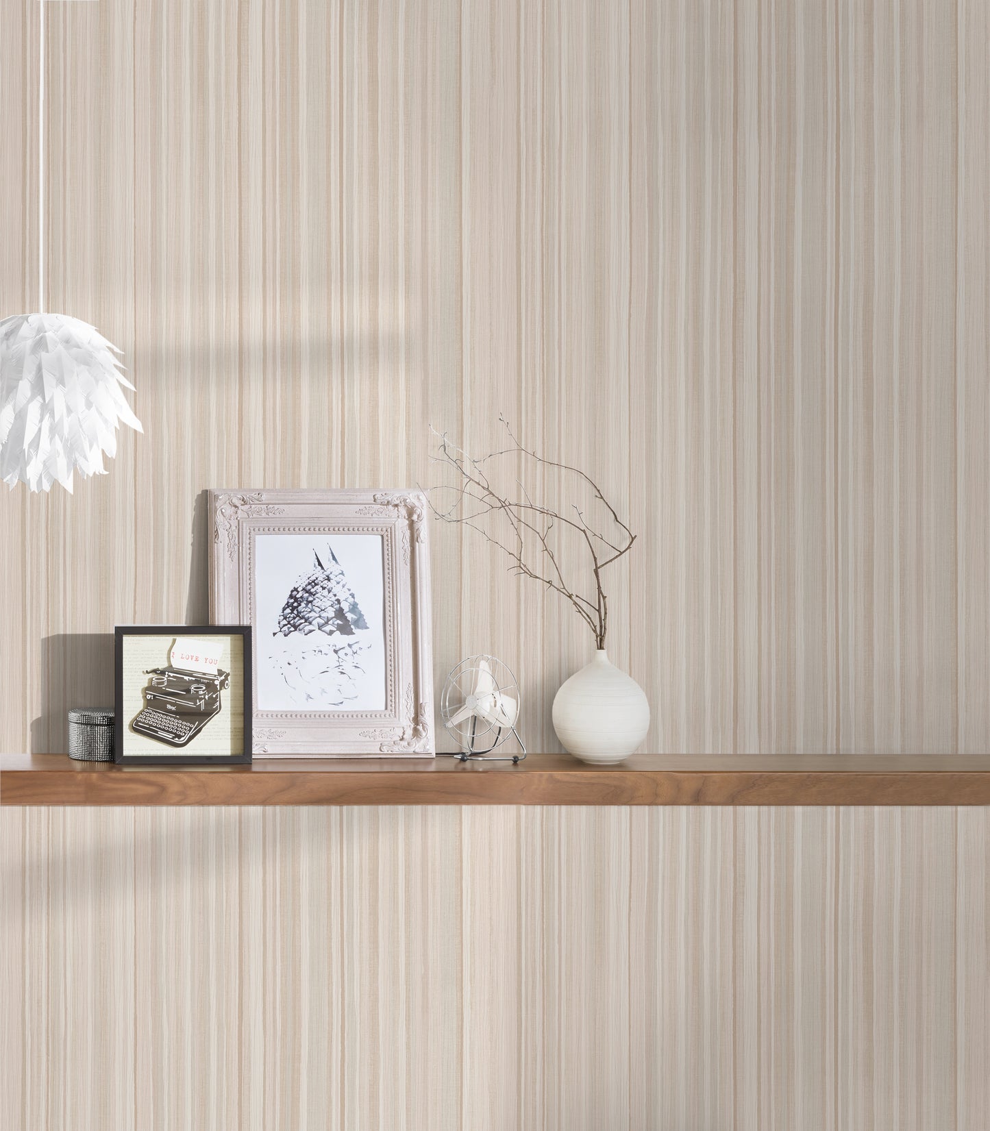 A.S. Création Streifentapete Beige 378173 Wandtapete Vliestapete Streifen Vinyl