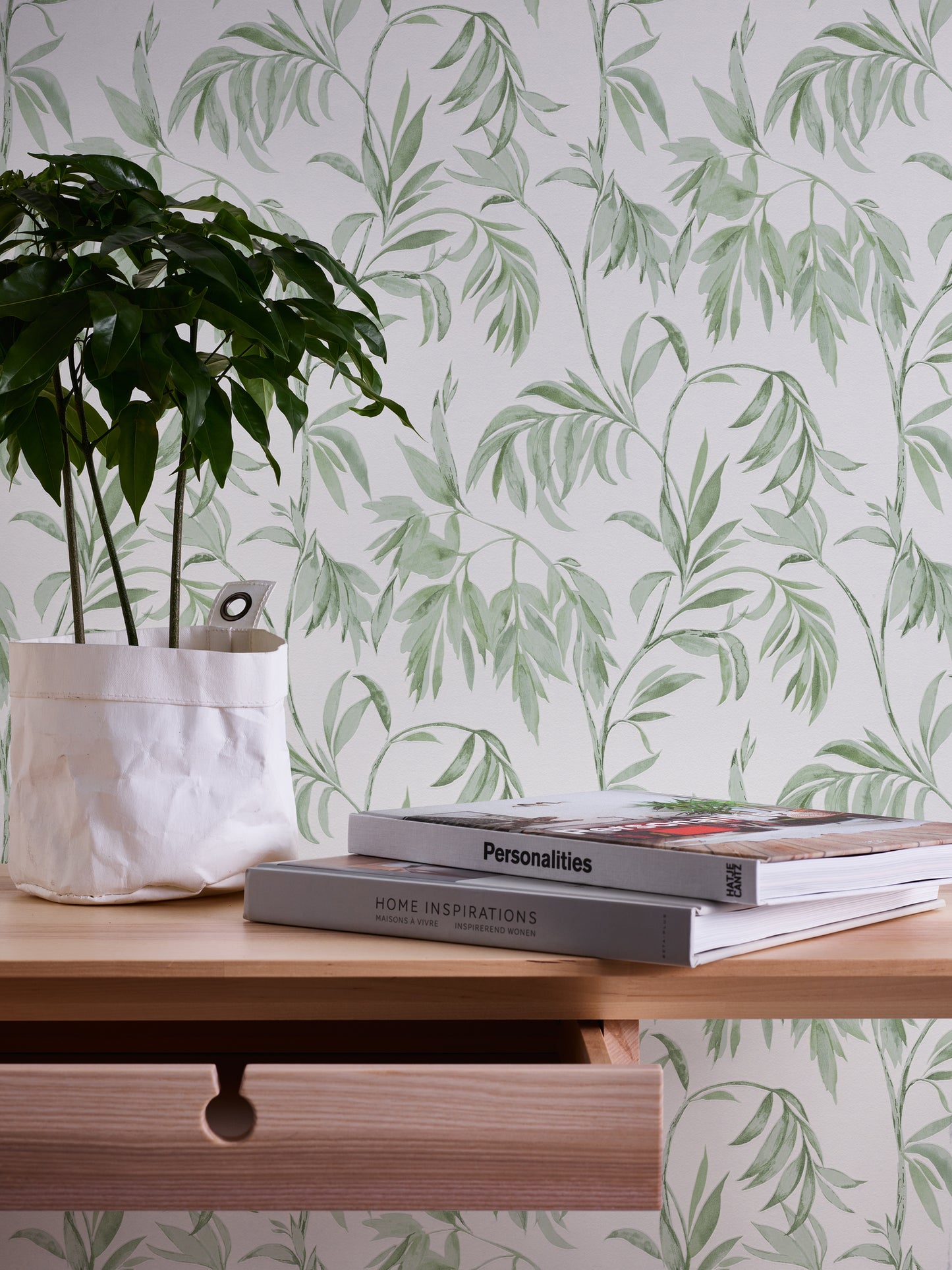 A.S. Création Blumen Tapete Grün 378301 Wandtapete Vliestapete Floral modern