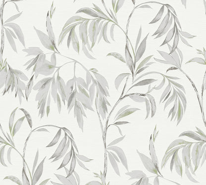 A.S. Création Blumen Tapete Grau 378303 Wandtapete Vliestapete Floral modern