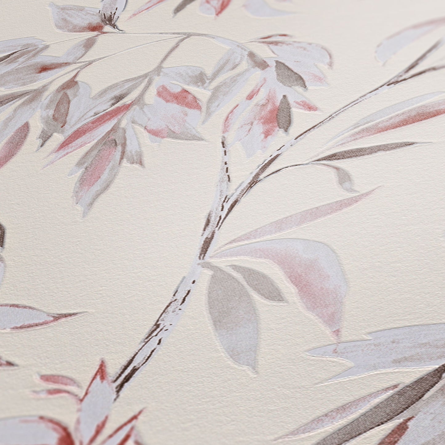 A.S. Création Blumentapete Rot 378304 Wandtapete Vliestapete Floral Modern Vinyl