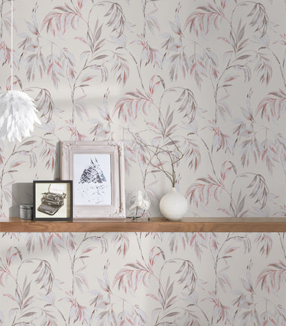 A.S. Création Blumentapete Rot 378304 Wandtapete Vliestapete Floral Modern Vinyl