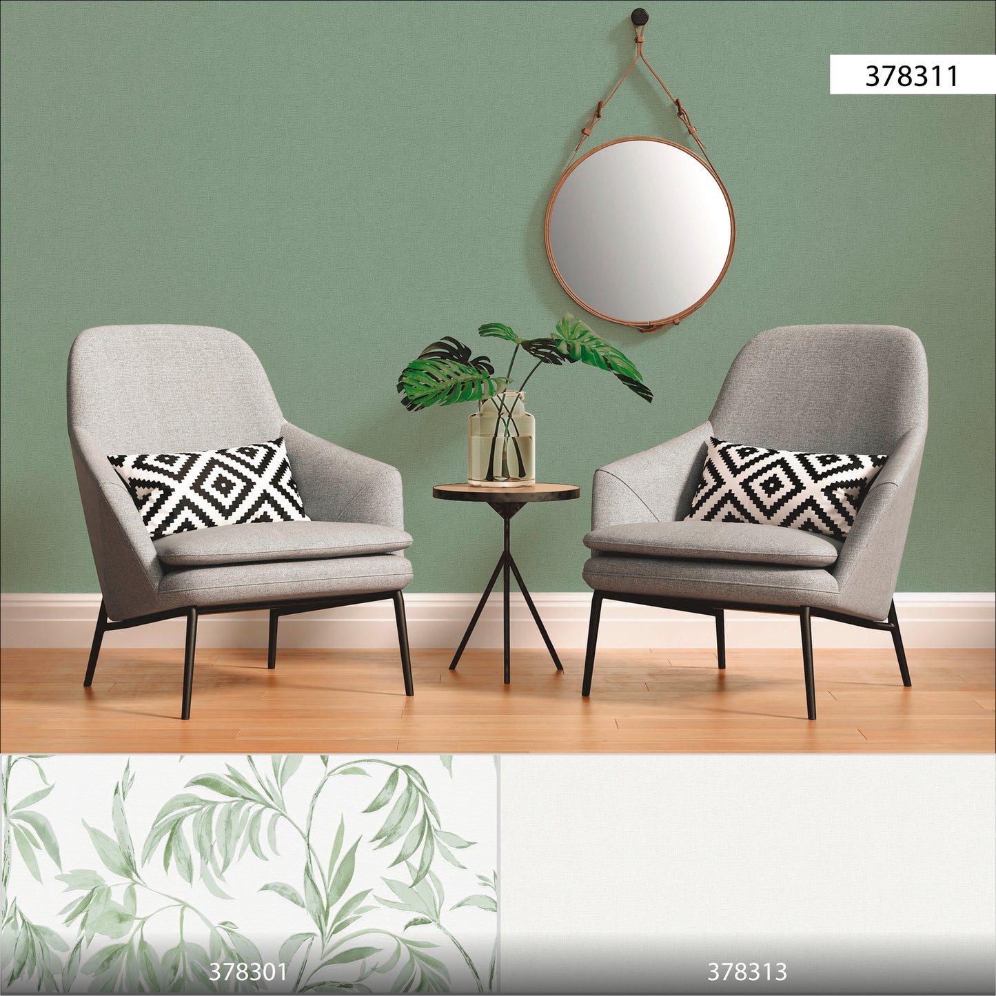 A.S. Création Uni Tapete Grün 378311 Wandtapete Vliestapete Unis Vinyl Rolle