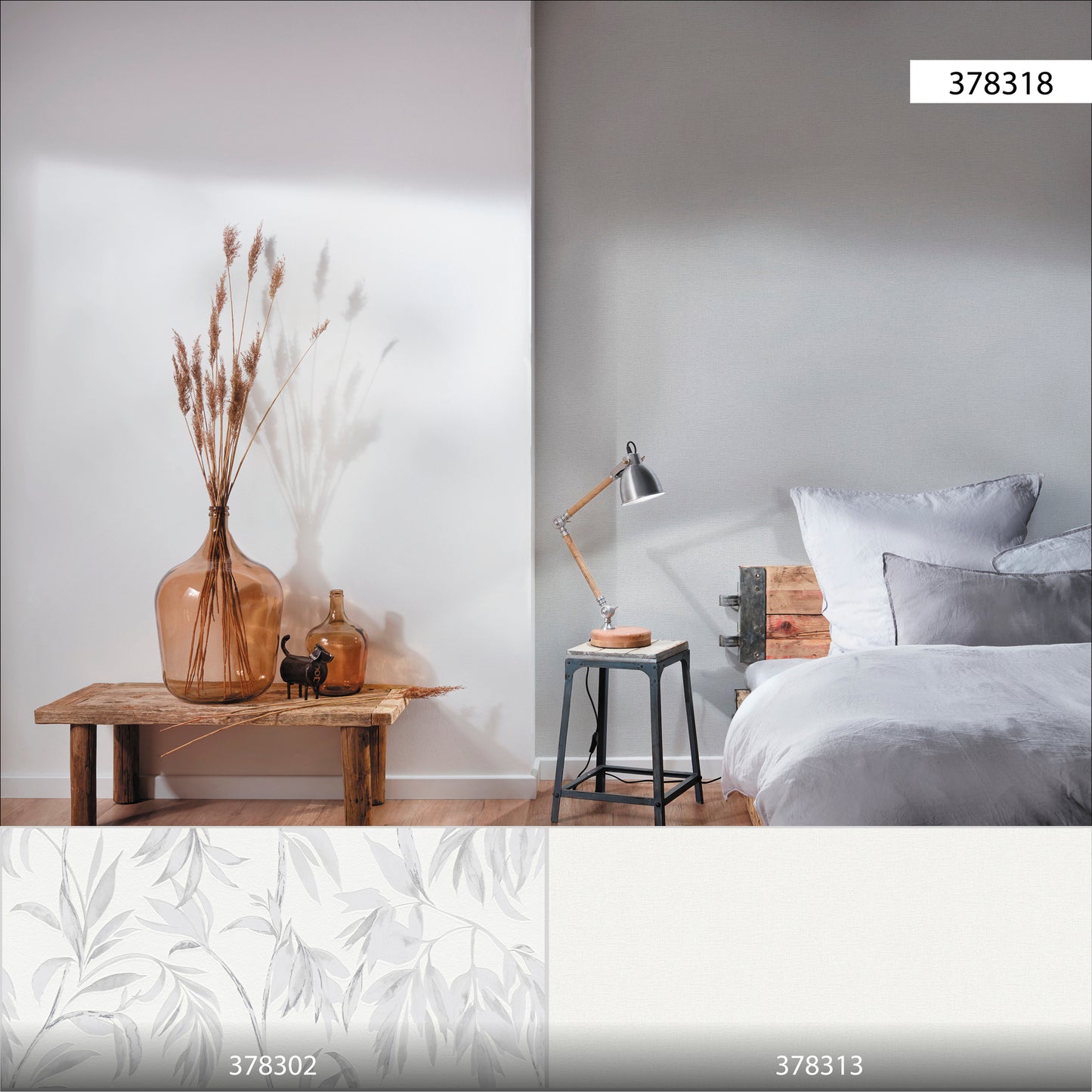 A.S. Création Uni Tapete Grau 378318 Wandtapete Vliestapete Unis Vinyl Rolle