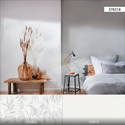 A.S. Création Uni Tapete Grau 378318 Wandtapete Vliestapete Unis Vinyl Rolle