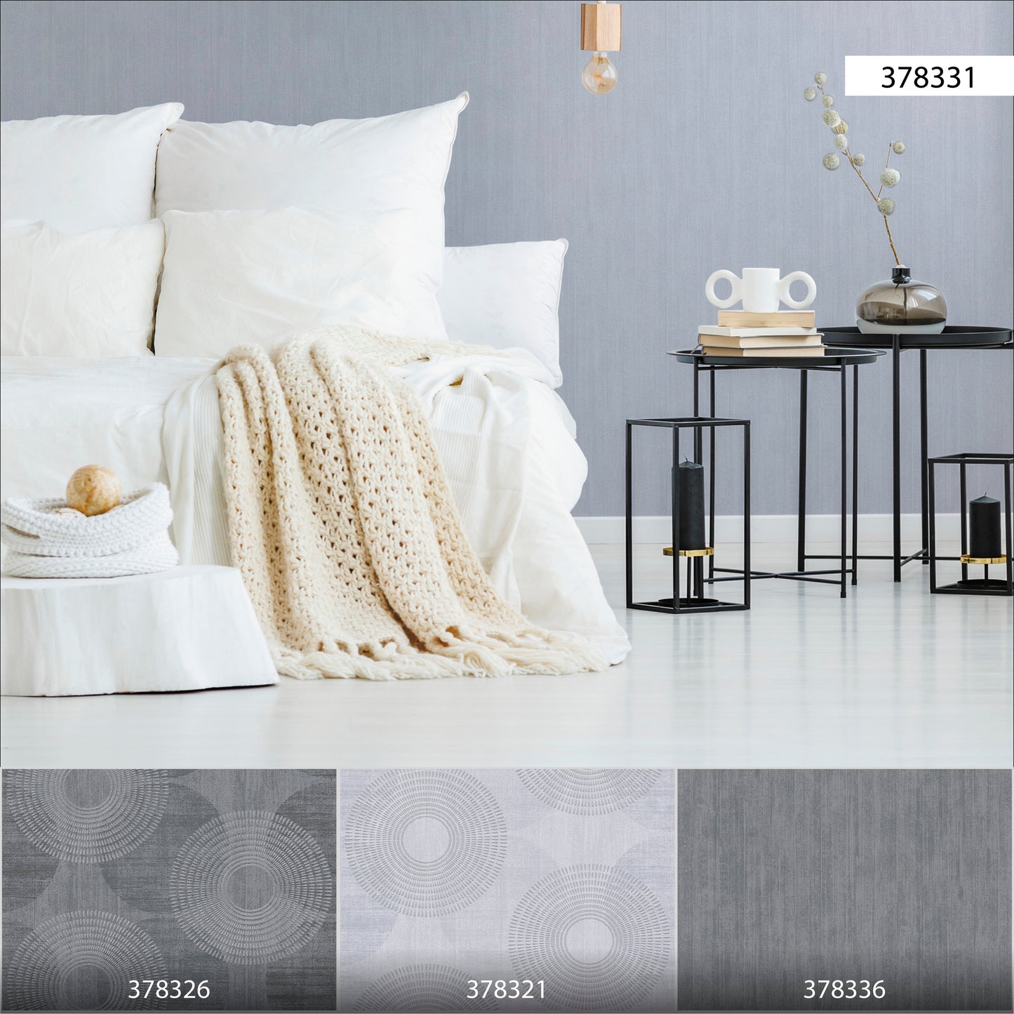 A.S. Création Uni Tapete Grau 378331 Wandtapete Vliestapete Unis Vinyl Rolle