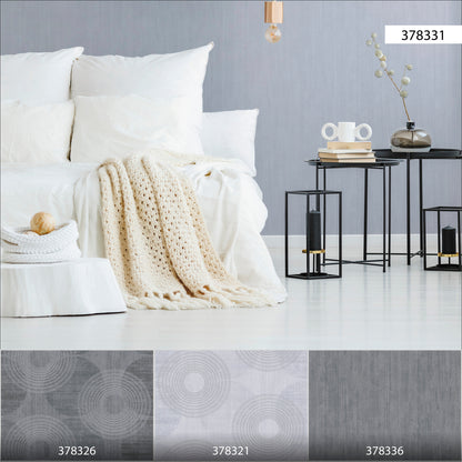 A.S. Création Uni Tapete Grau 378331 Wandtapete Vliestapete Unis Vinyl Rolle