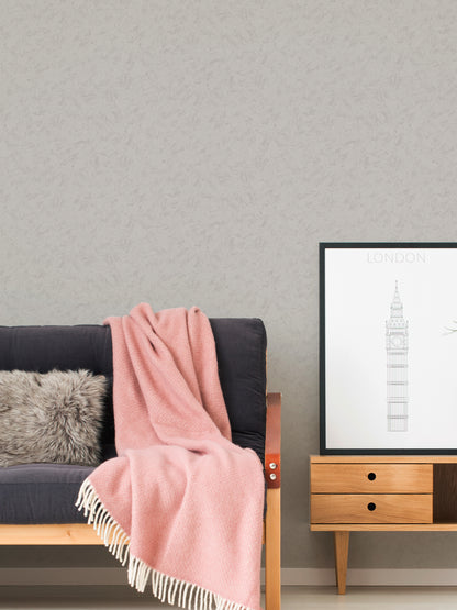 A.S. Création Unitapete Grau 378351 Wandtapete Vliestapete Struktur Unis Vinyl