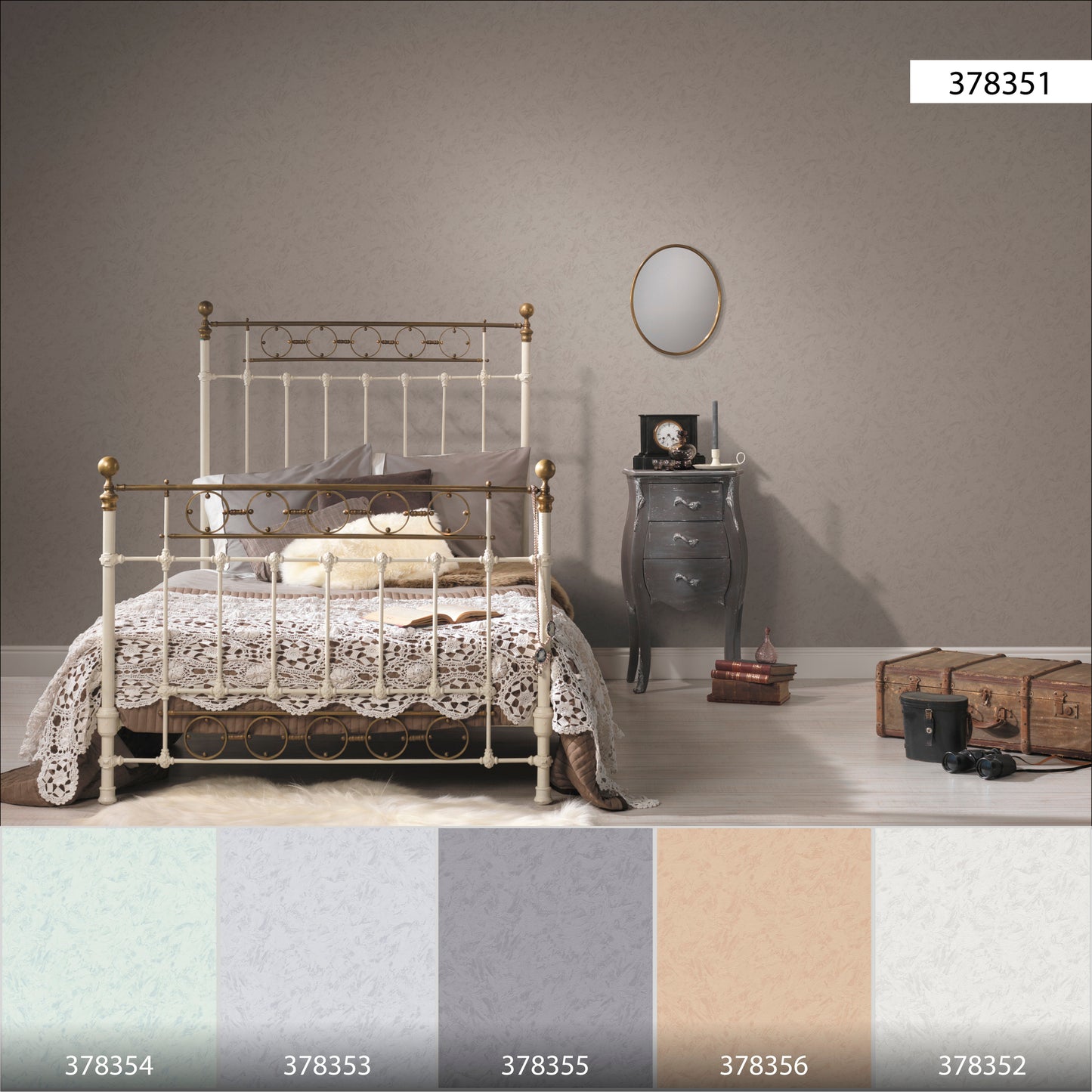 A.S. Création Unitapete Grau 378351 Wandtapete Vliestapete Struktur Unis Vinyl