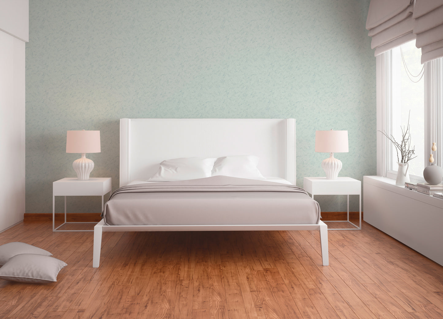 A.S. Création Unitapete Grün 378354 Wandtapete Vliestapete Struktur Unis Vinyl