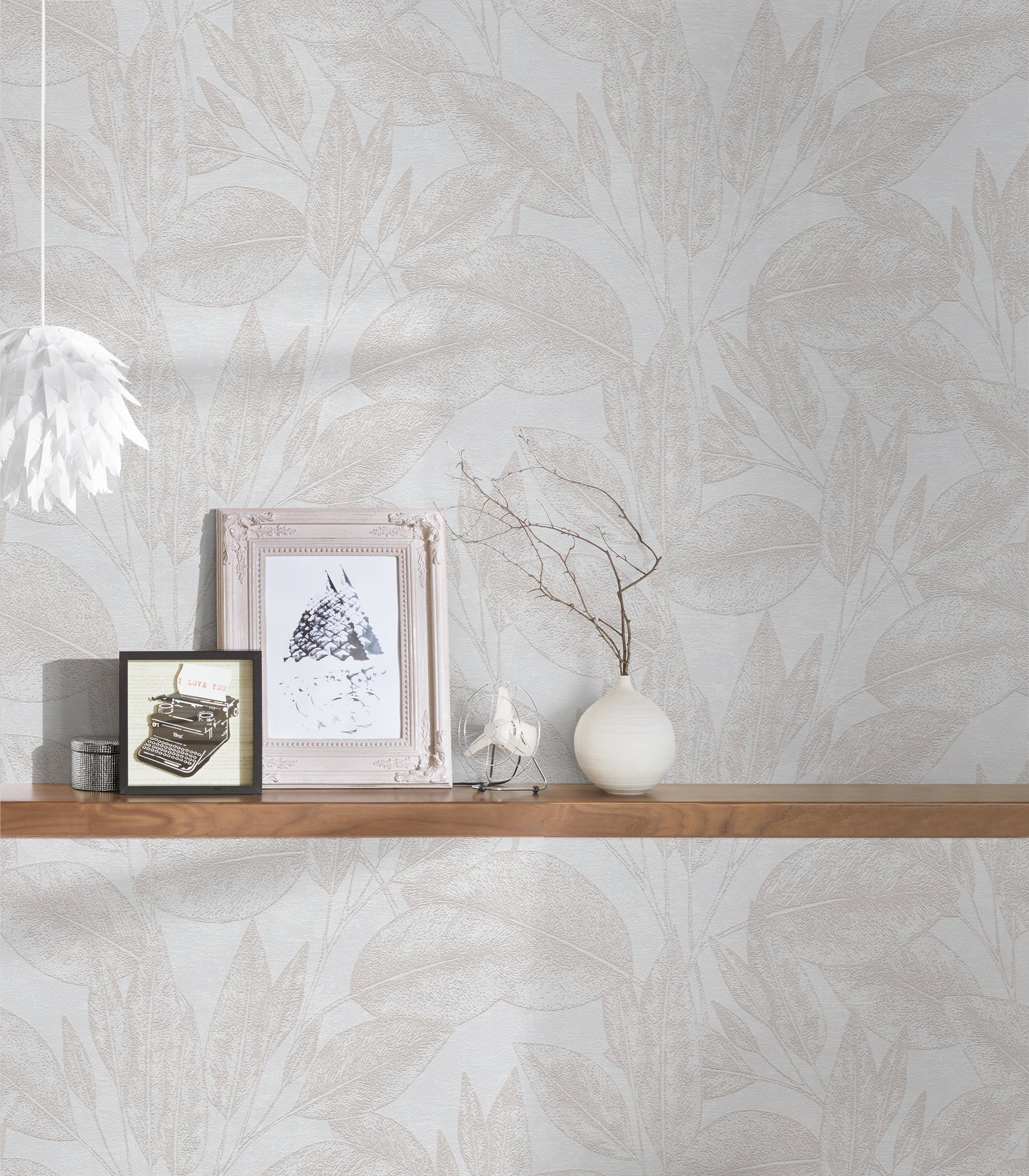A.S. Création Blumentapete Beige 378361 Wandtapete Vliestapete Floral Vinyl