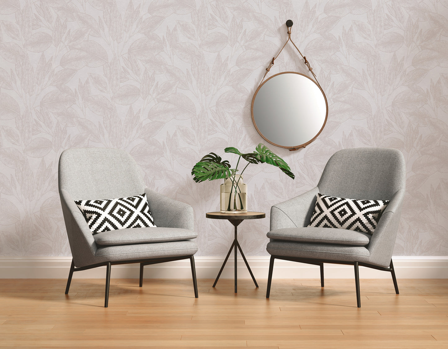 A.S. Création Blumentapete Beige 378361 Wandtapete Vliestapete Floral Vinyl