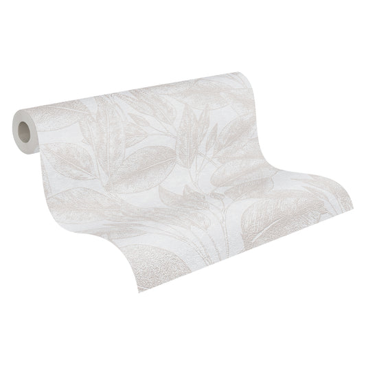 A.S. Création Blumentapete Beige 378361 Wandtapete Vliestapete Floral Vinyl