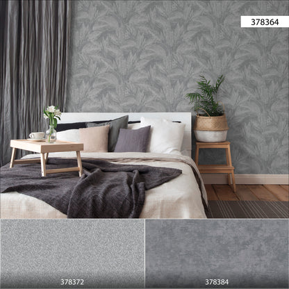 A.S. Création Blumentapete Schwarz 378364 Wandtapete Vliestapete Floral Vinyl