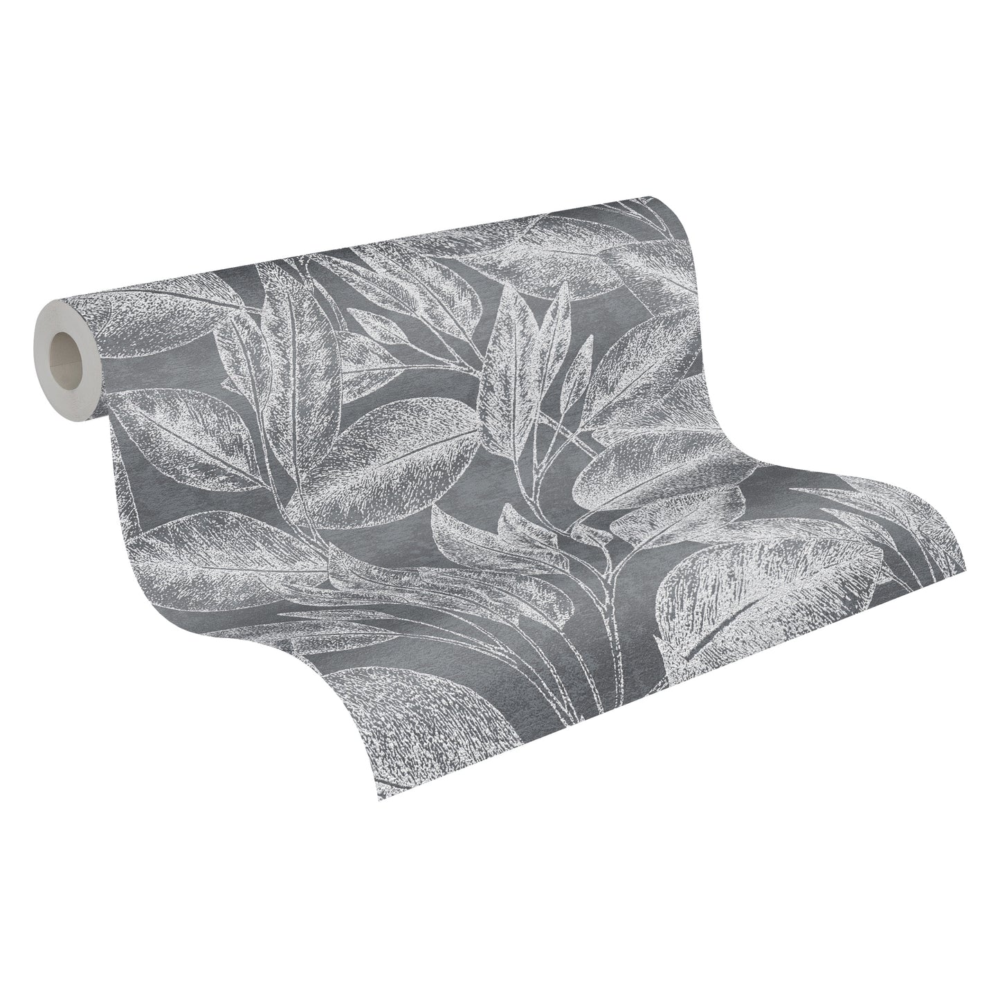 A.S. Création Blumentapete Schwarz 378364 Wandtapete Vliestapete Floral Vinyl