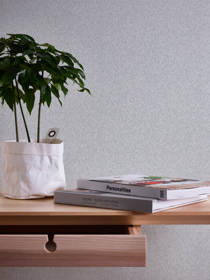 A.S. Création Blumentapete Silber 378371 Wandtapete Vliestapete Floral Vinyl