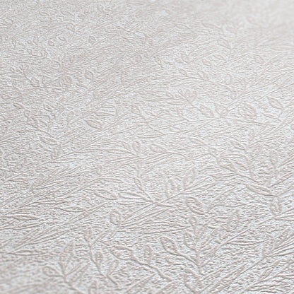 A.S. Création Blumentapete Beige 378373 Wandtapete Vliestapete Floral Vinyl