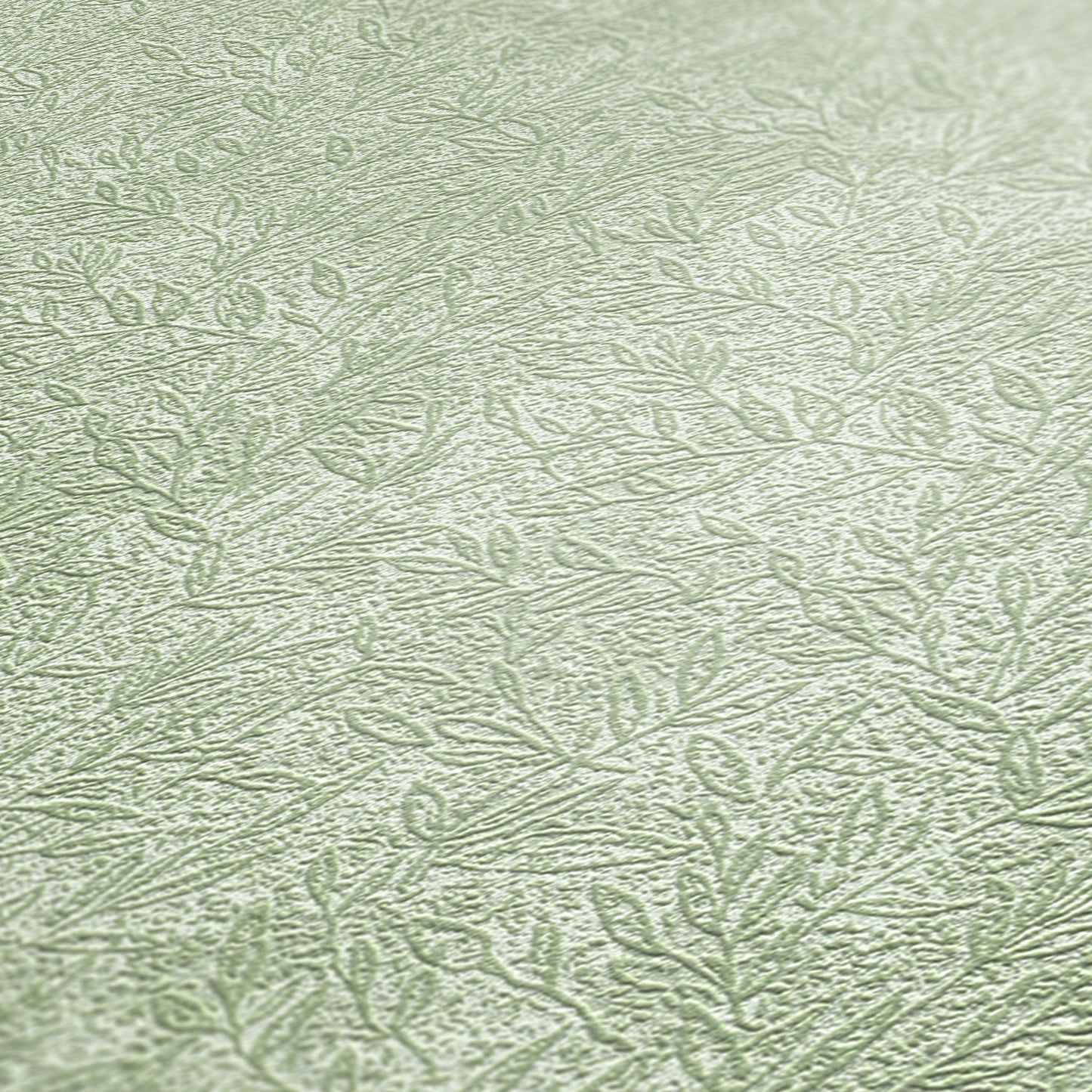 A.S. Création Blumen Tapete Grün 378374 Wandtapete Vliestapete Floral Vinyl
