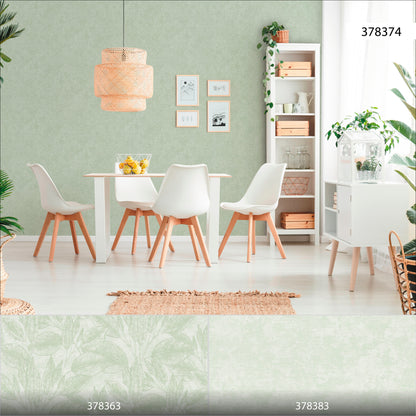 A.S. Création Blumen Tapete Grün 378374 Wandtapete Vliestapete Floral Vinyl