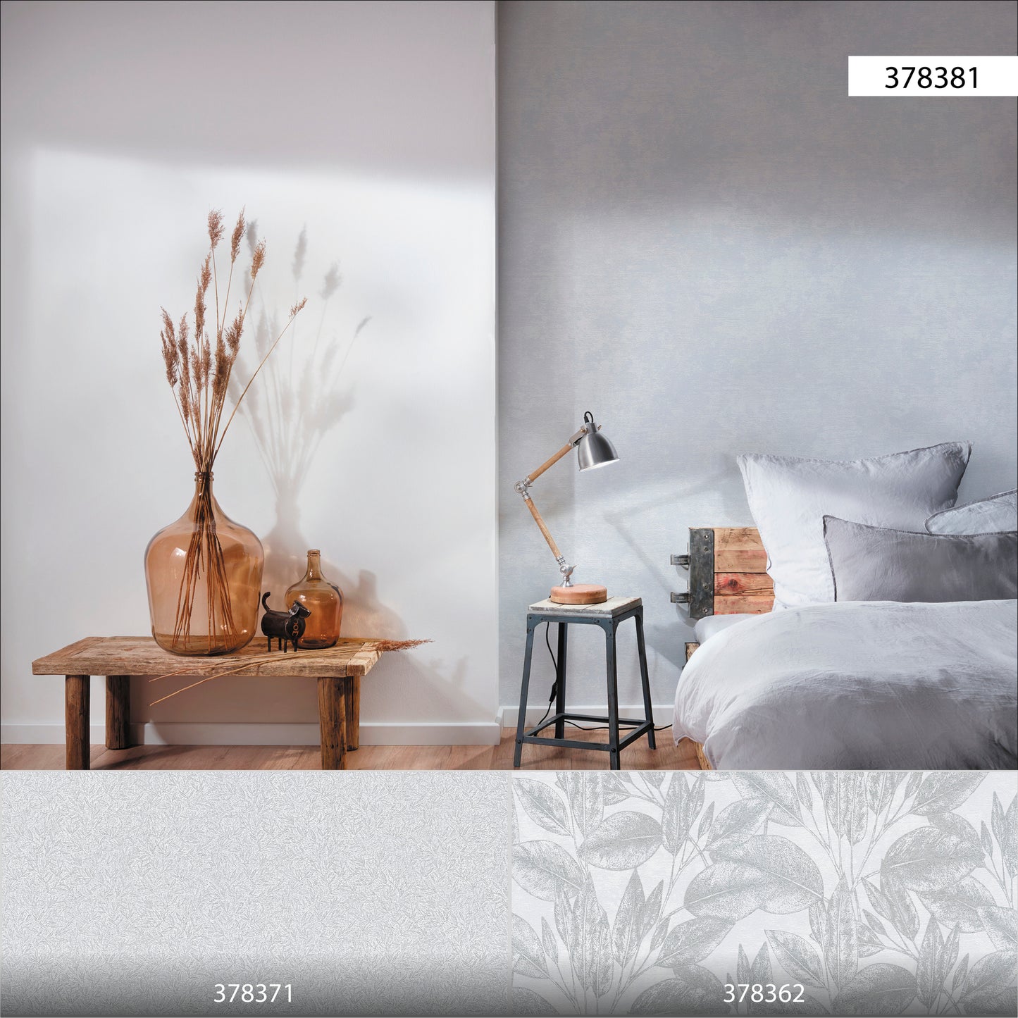 A.S. Création Uni Tapete Grau 378381 Wandtapete Vliestapete Unis Vinyl Rolle