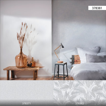 A.S. Création Uni Tapete Grau 378381 Wandtapete Vliestapete Unis Vinyl Rolle