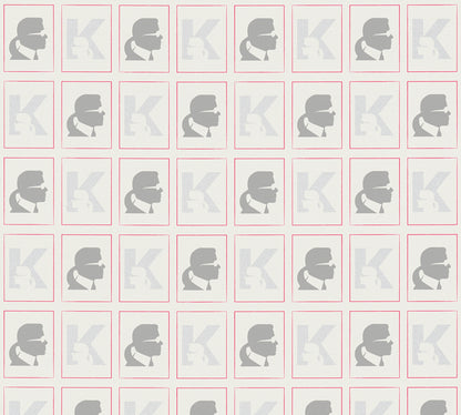 Karl Lagerfeld Designertapete Weiß 378421 Wandtapete Vliestapete Grafik Vinyl