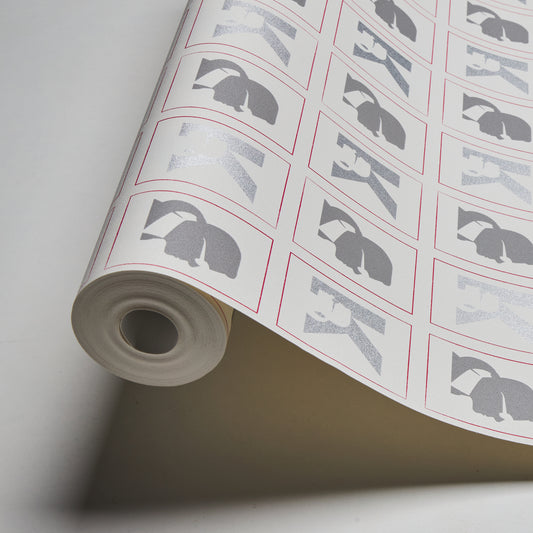 Karl Lagerfeld Designertapete Weiß 378421 Wandtapete Vliestapete Grafik Vinyl