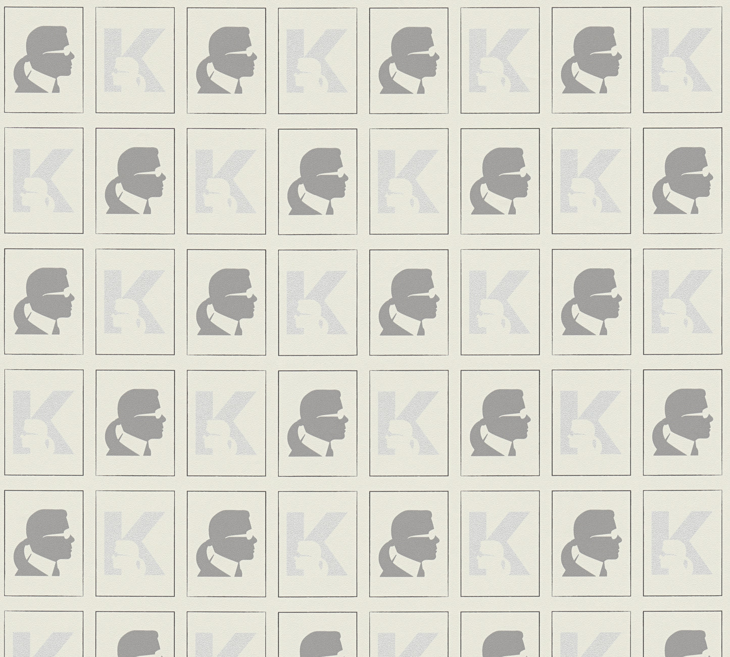 Karl Lagerfeld Designertapete Weiß 378422 Wandtapete Vliestapete Grafik Vinyl