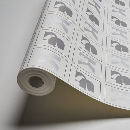 Karl Lagerfeld Designertapete Weiß 378422 Wandtapete Vliestapete Grafik Vinyl