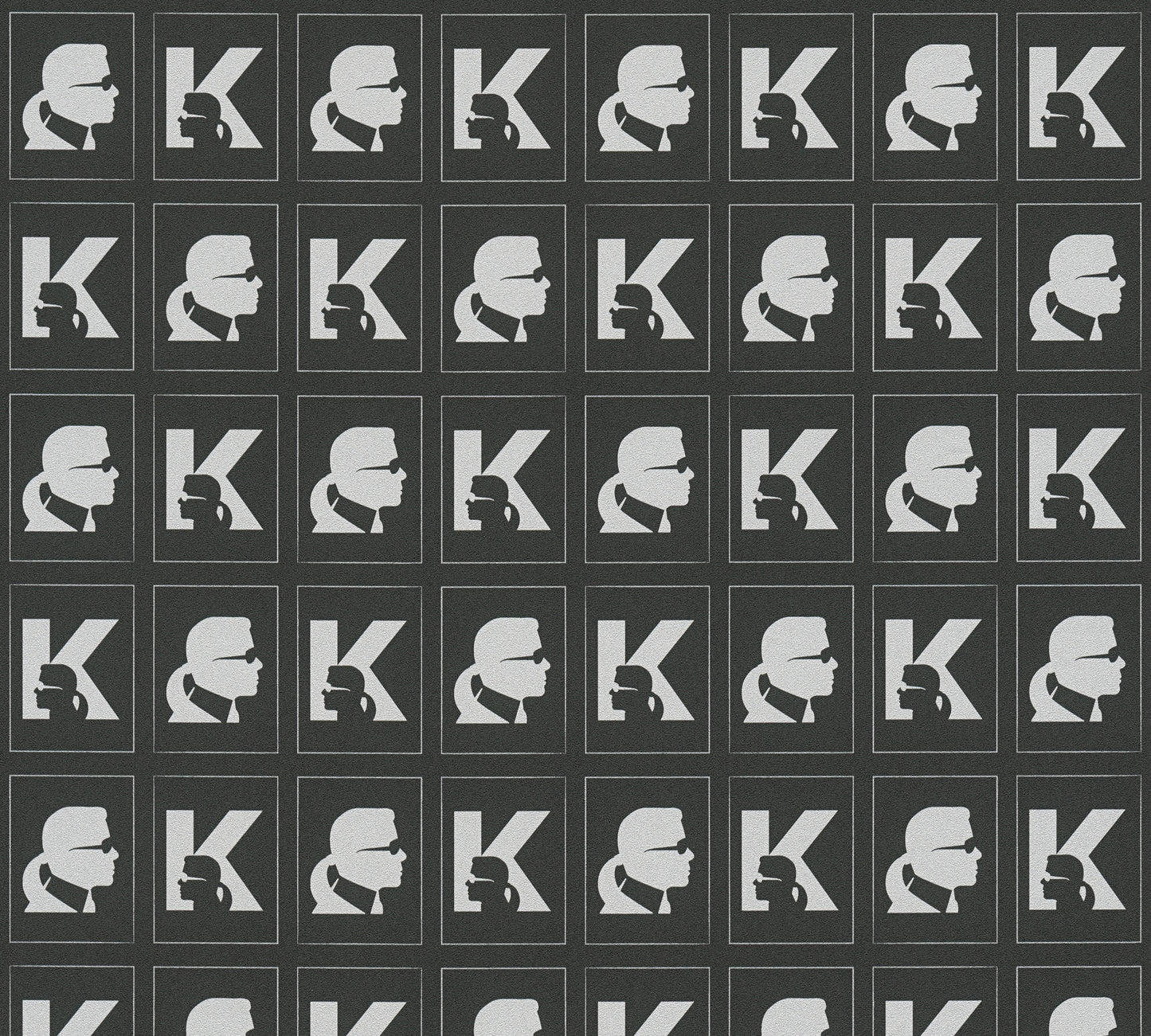 Karl Lagerfeld Designertapete Schwarz 378423 Wandtapete Vliestapete Grafik Vinyl