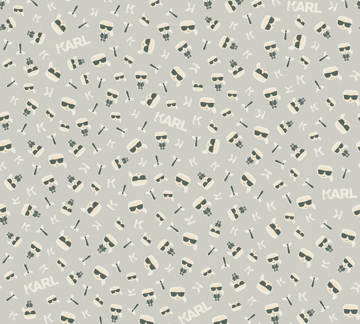 Karl Lagerfeld Designertapete Gelb 378433 Wandtapete Vliestapete Grafik Vinyl