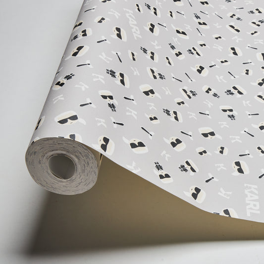 Karl Lagerfeld Designertapete Gelb 378433 Wandtapete Vliestapete Grafik Vinyl