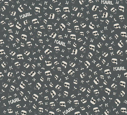 Karl Lagerfeld Designertapete Beige 378437 Wandtapete Vliestapete Grafik Vinyl