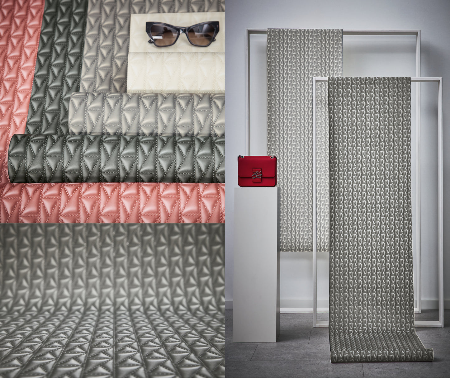 Karl Lagerfeld Designer Tapete Rot 378442 Wandtapete Vliestapete Natur modern