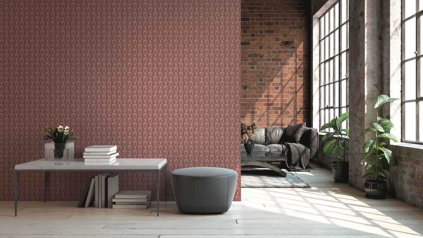 Karl Lagerfeld Designer Tapete Rot 378442 Wandtapete Vliestapete Natur modern