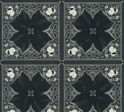 Karl Lagerfeld Designertapete Schwarz 378452 Wandtapete Vliestapete Grafik Vinyl