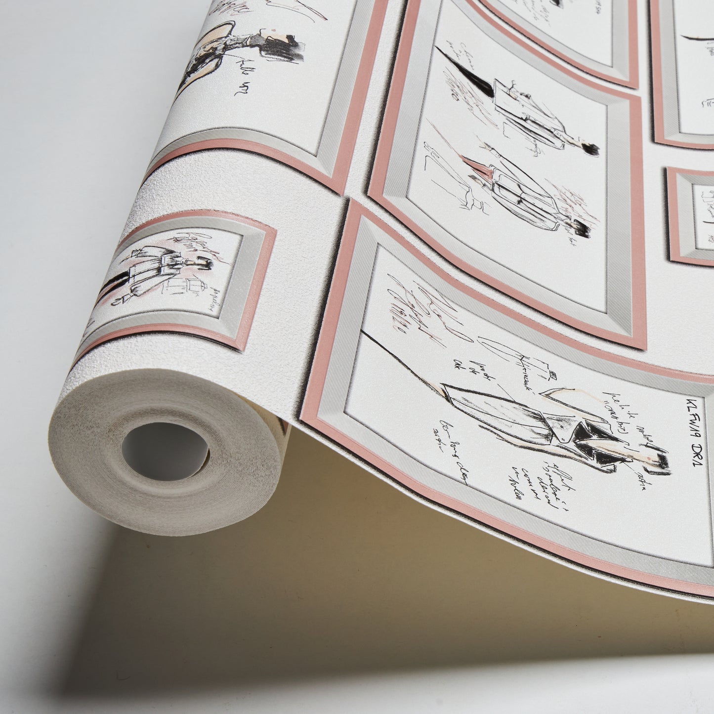 Karl Lagerfeld Designertapete Weiß 378464 Wandtapete Vliestapete Grafik Vinyl