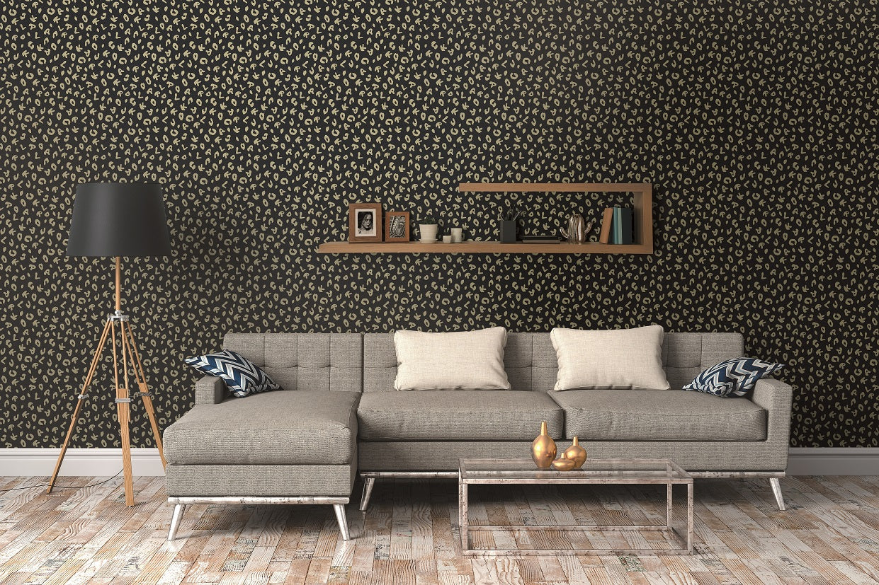 Karl Lagerfeld Designertapete Gold 378564 Wandtapete Vliestapete Modern Vinyl