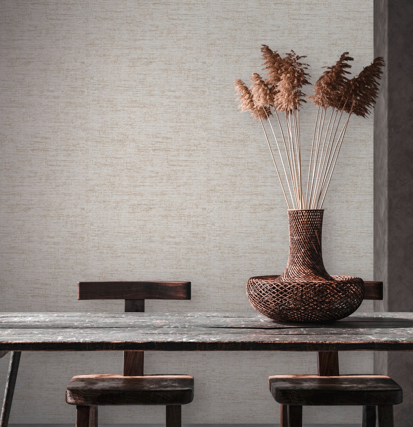 A.S. Création Unitapete Beige 378572 Wandtapete Vliestapete Struktur Unis Vinyl