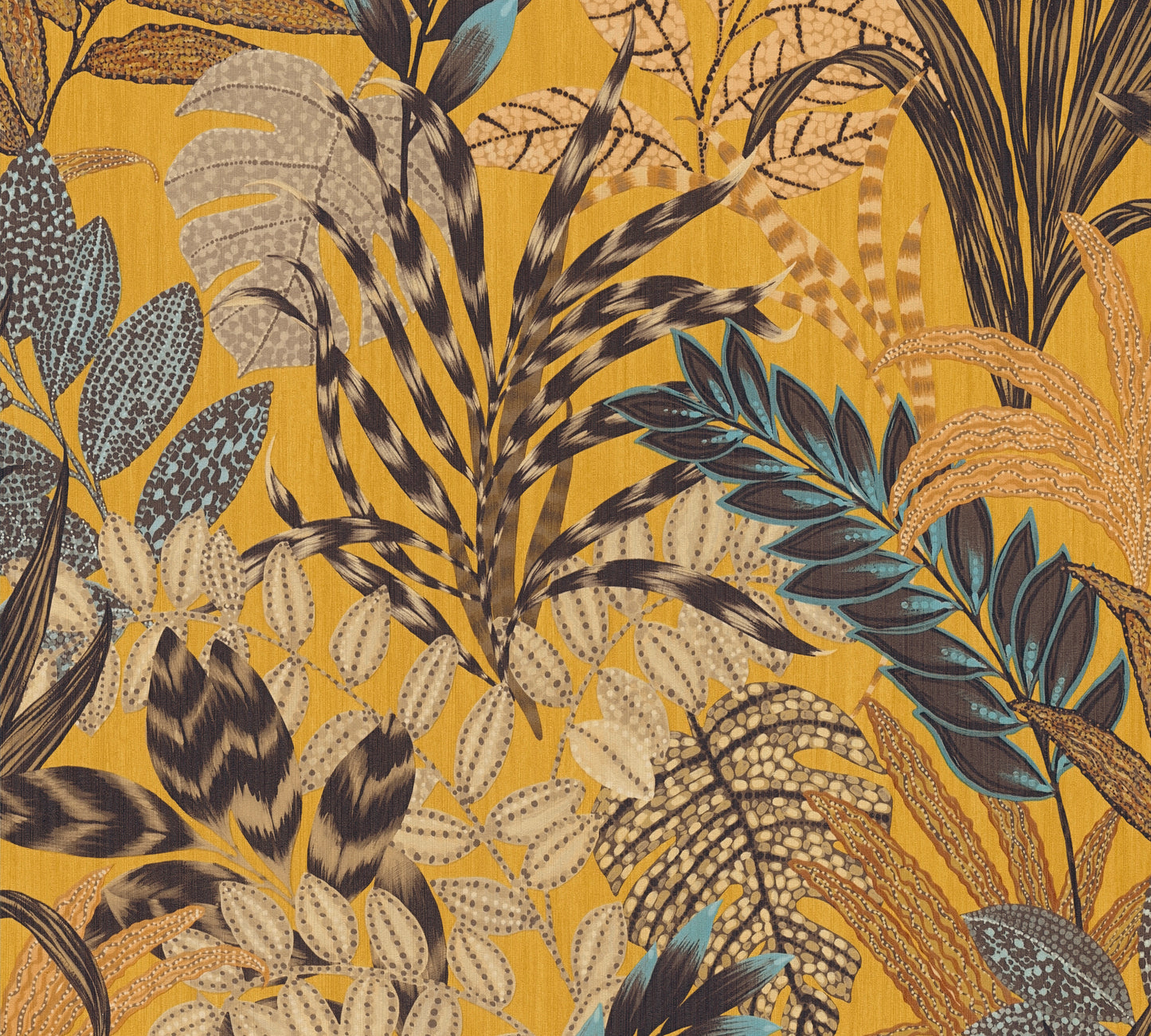 A.S. Création Blumen Tapete Gelb 378601 Wandtapete Vliestapete Floral Vinyl