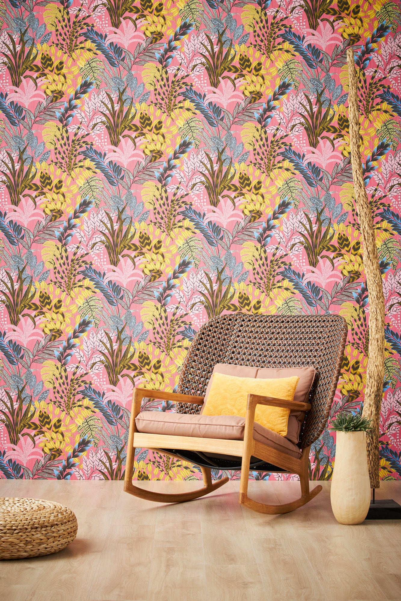 A.S. Création Blumen Tapete Rosa 378602 Wandtapete Vliestapete Floral Vinyl