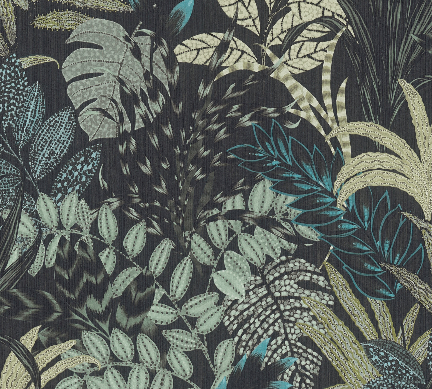 A.S. Création Blumentapete Schwarz 378603 Wandtapete Vliestapete Floral Vinyl