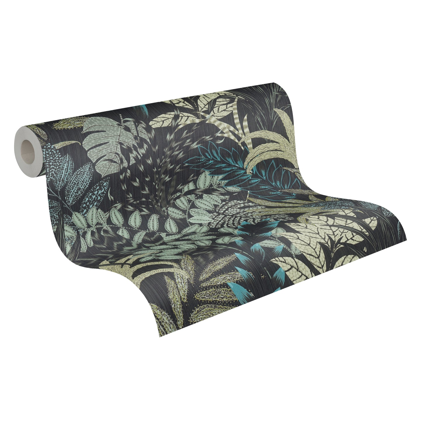 A.S. Création Blumentapete Schwarz 378603 Wandtapete Vliestapete Floral Vinyl